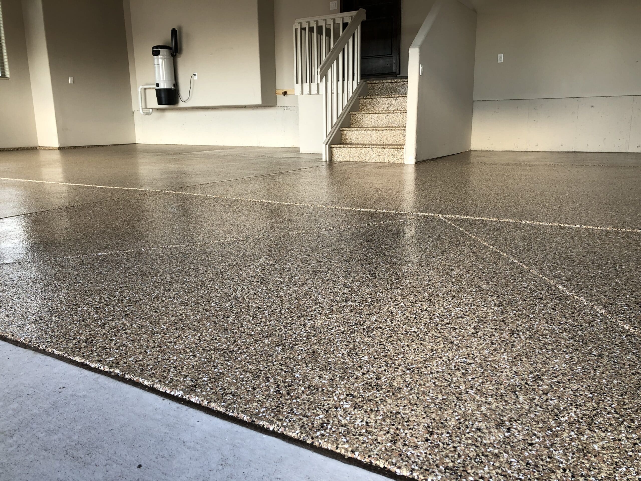 epoxy garage floor coatings in entryways. Knoxville TN