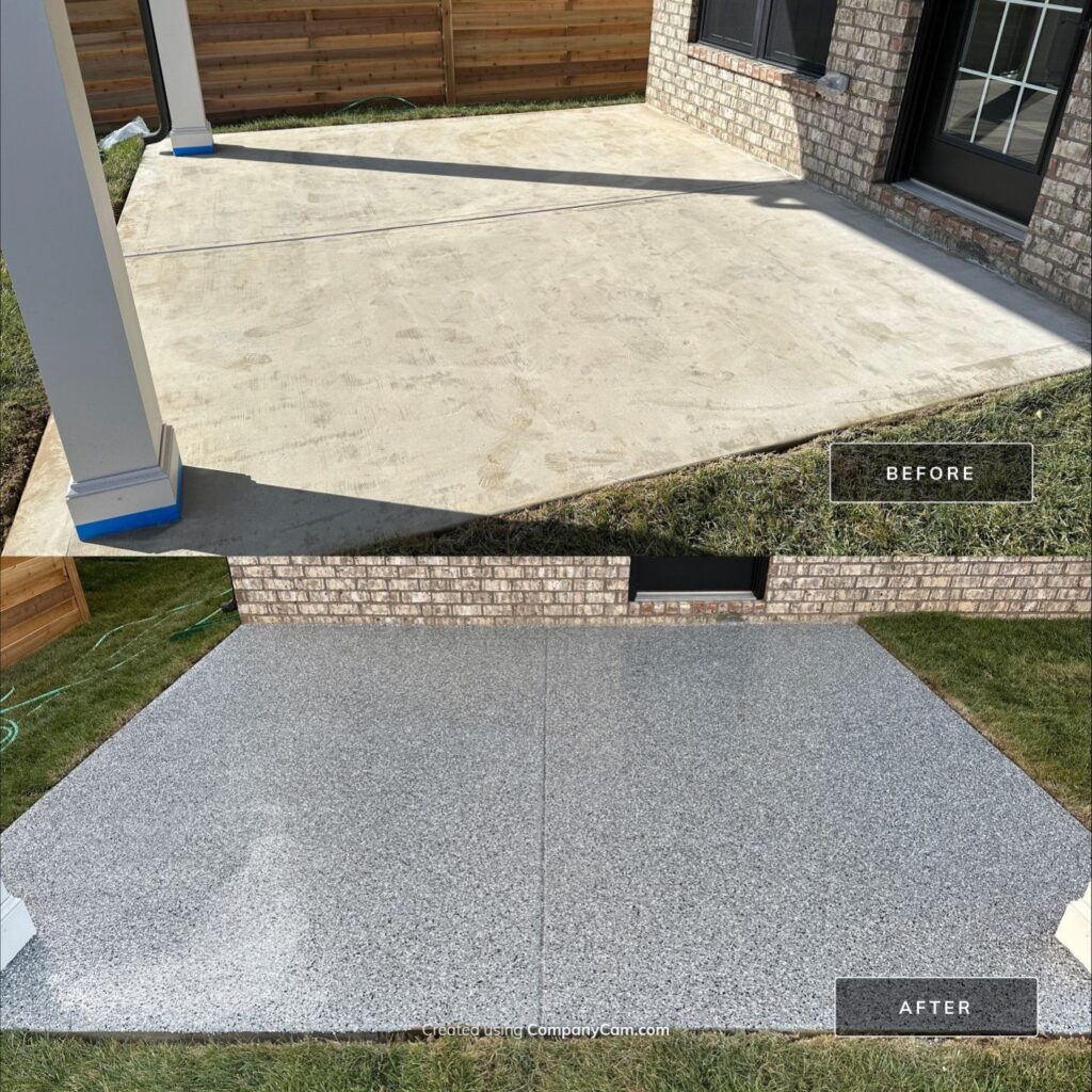 Garage, Porch and Patio in Silverton Flake - Knoxville TN
